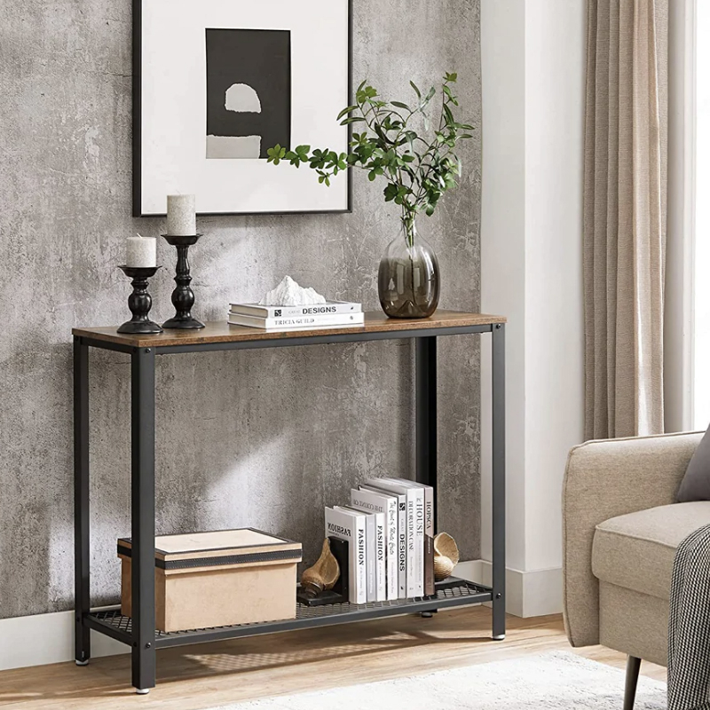 53% off on Industrial 2 Tier Hall Table | OneDayOnly