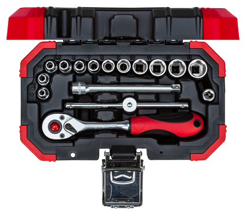 16-Piece 1/4" Socket Set (Model: 3300050)