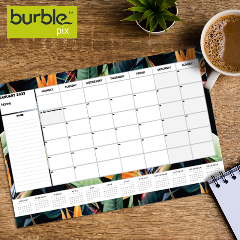 40 off on BurblePix A3 2023 Desk Calendar OneDayOnly