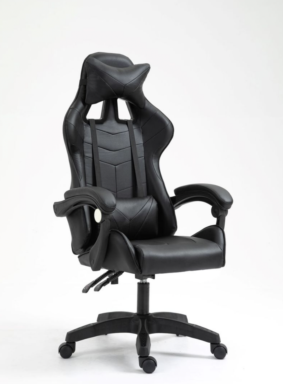 all black gaming chair