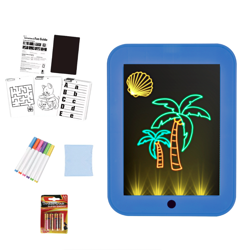 50 off on Kidz LED Drawing & Activity Pad Set OneDayOnly
