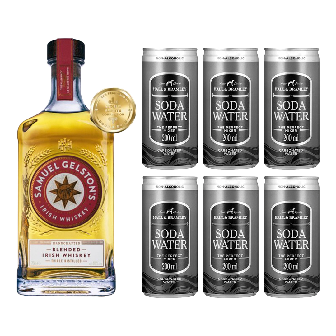 15 off on 750m Irish Whiskey & 6x 200ml Soda Water OneDayOnly