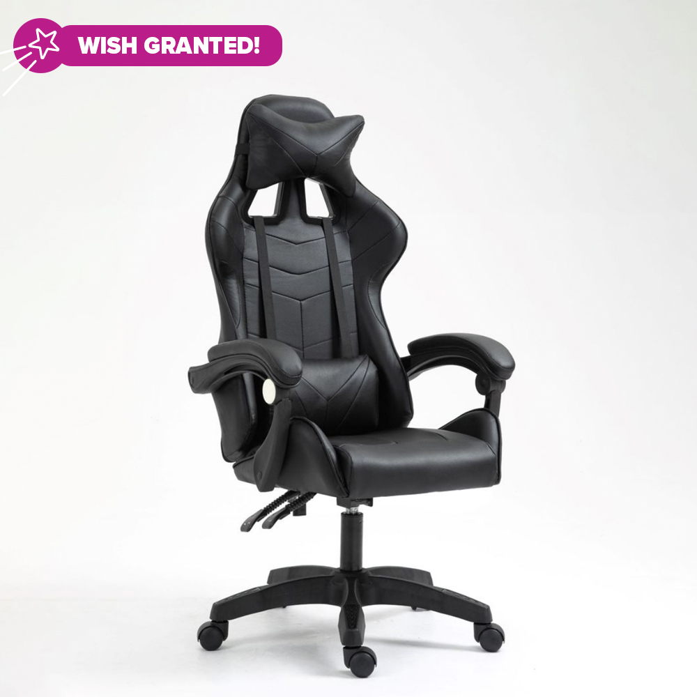 35 off on Glory Black Racing Gaming Chair OneDayOnly