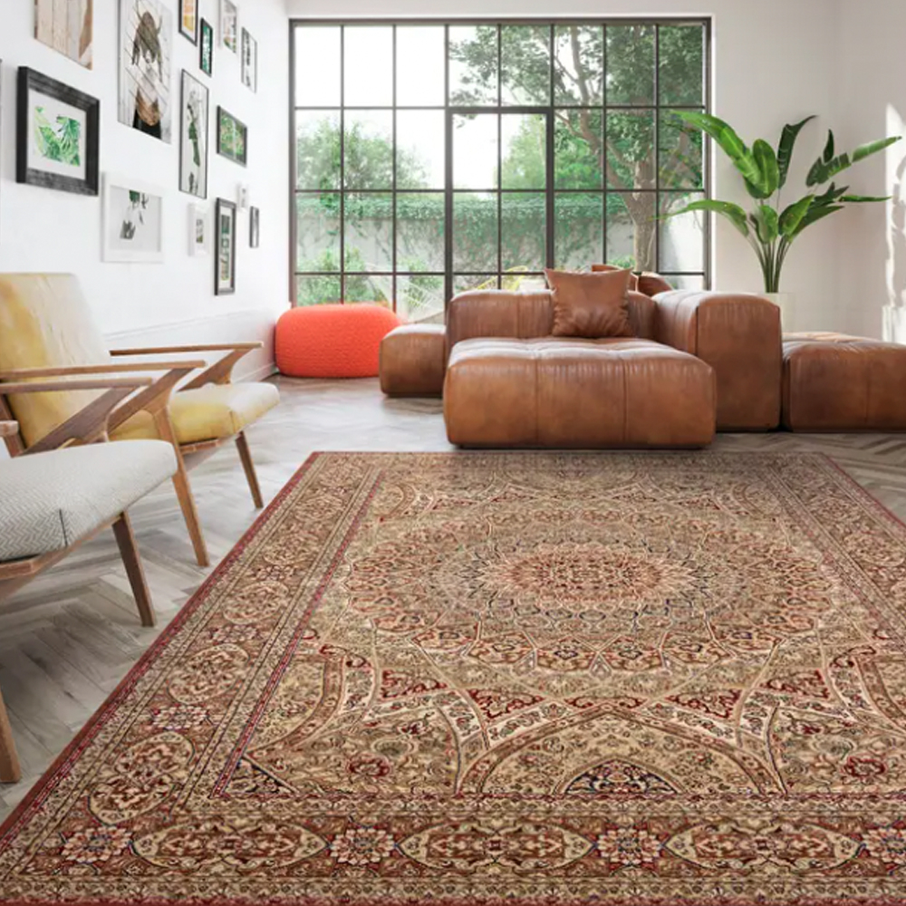 63% off on Rose Circular Medallion Kirman Rug | OneDayOnly