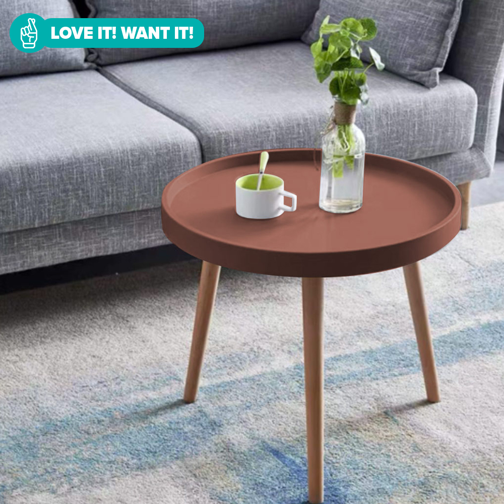 wooden side table modern