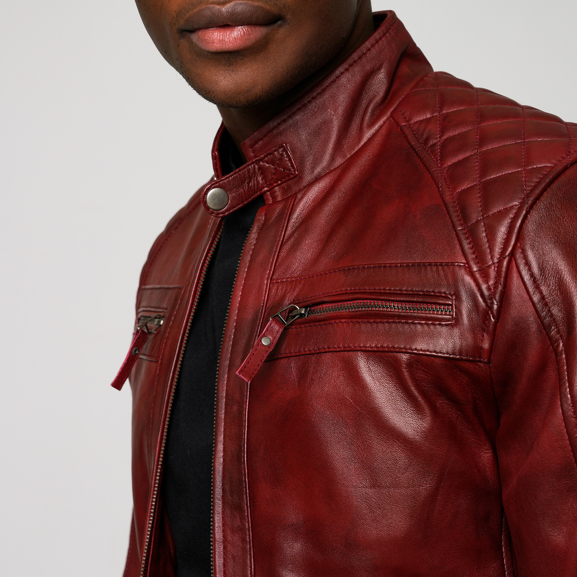 43% off on Men's Genuine Leather Elite Jacket | OneDayOnly