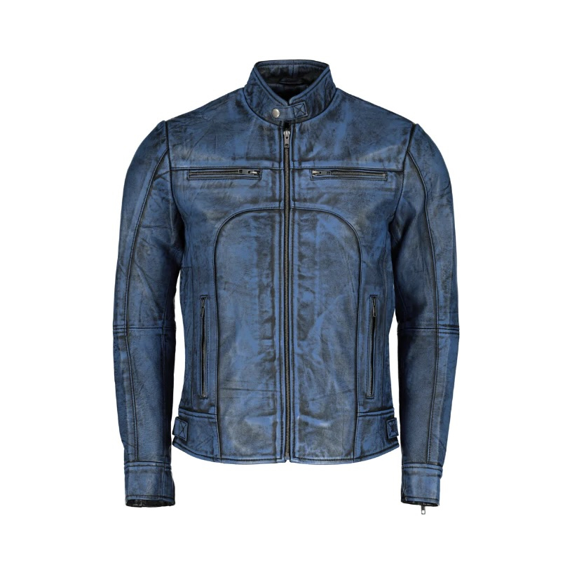 51% off on Men's Slim Fit Leather Jacket | OneDayOnly