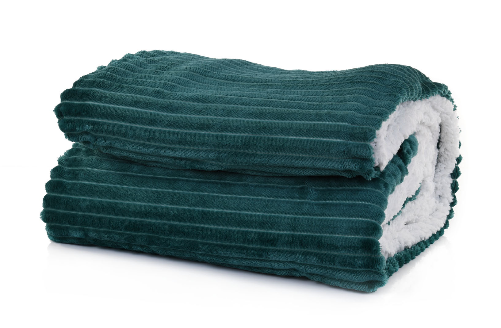 31% off on Green Orange Ribbed Sherpa Blanket | OneDayOnly