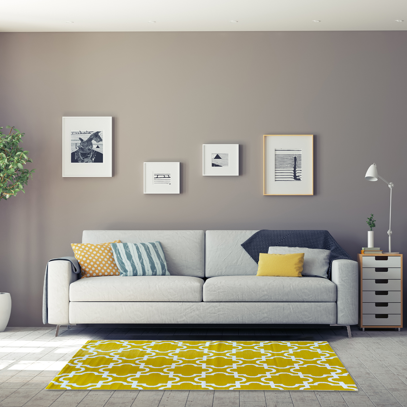 Geometric Yellow