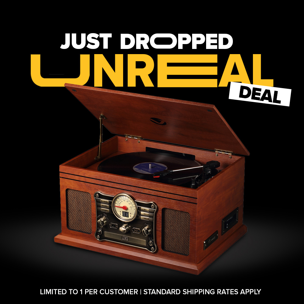 53 off on Vintage Vinyl Series Turntable OneDayOnly