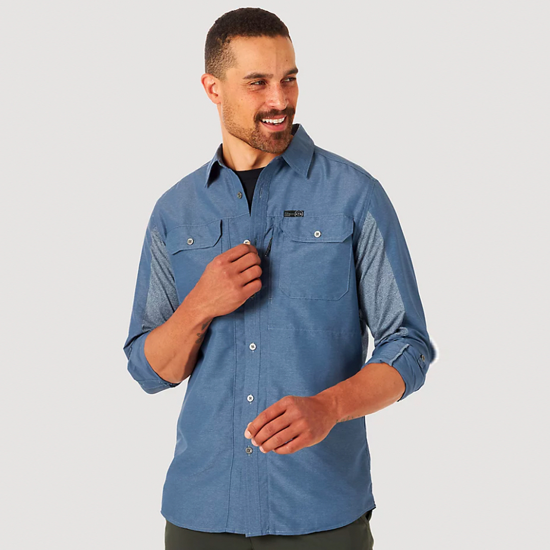 50% off on Men's Outdoor Mixed Utility Shirt | OneDayOnly