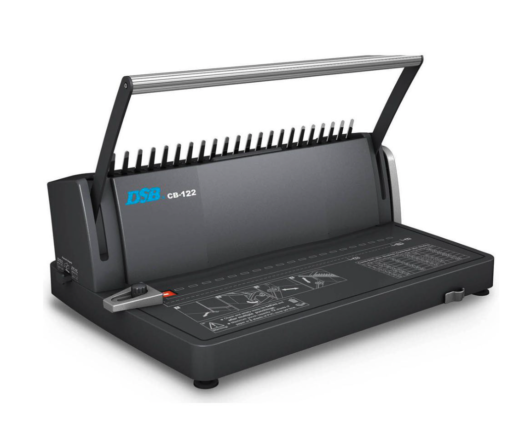 Manual Plastic Comb Binding Machine (Model: CB-122)