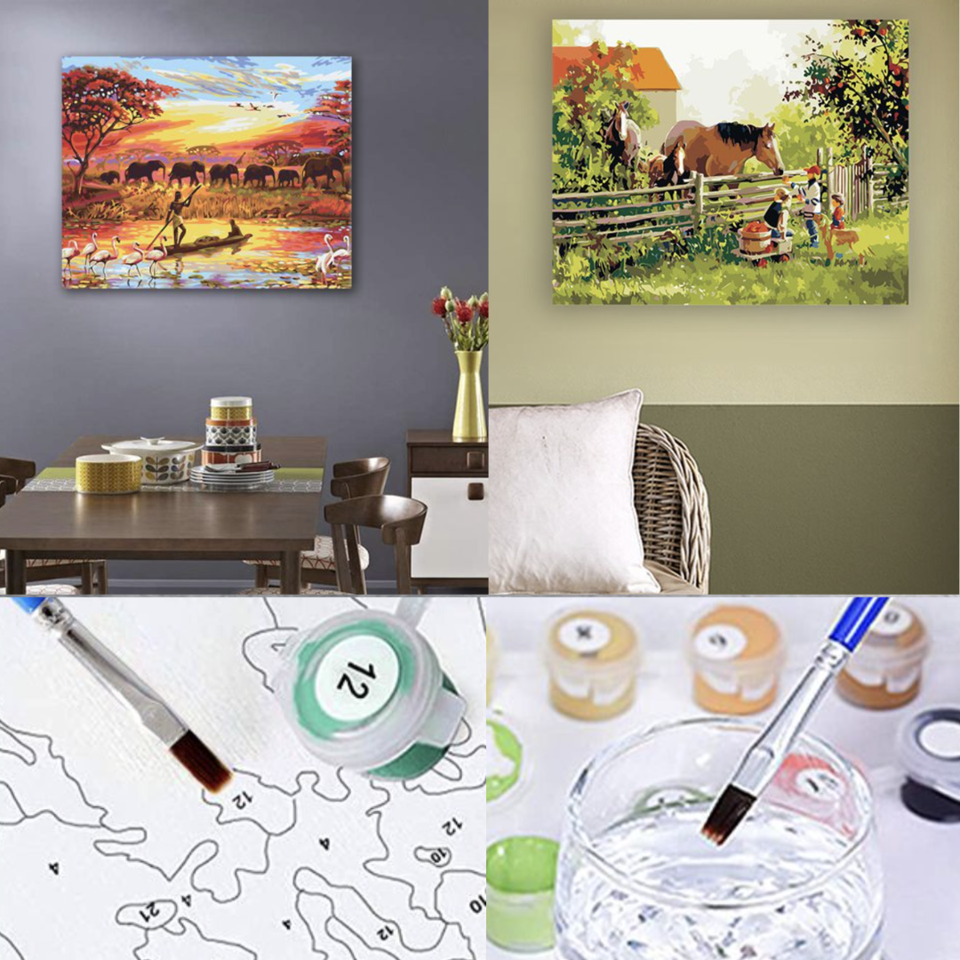 38 off on Easy Craft Paint By Numbers DIY Kit OneDayOnly