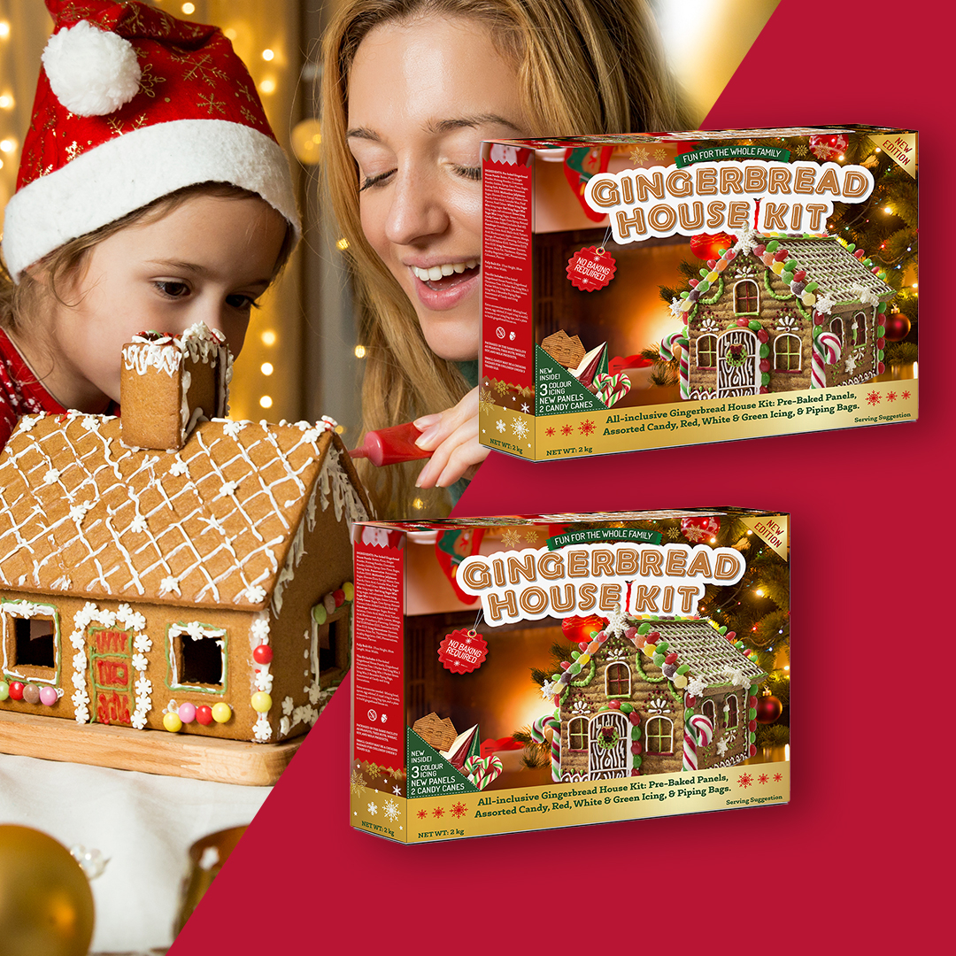 24% off on 2x Festive Gingerbread House Kits | OneDayOnly
