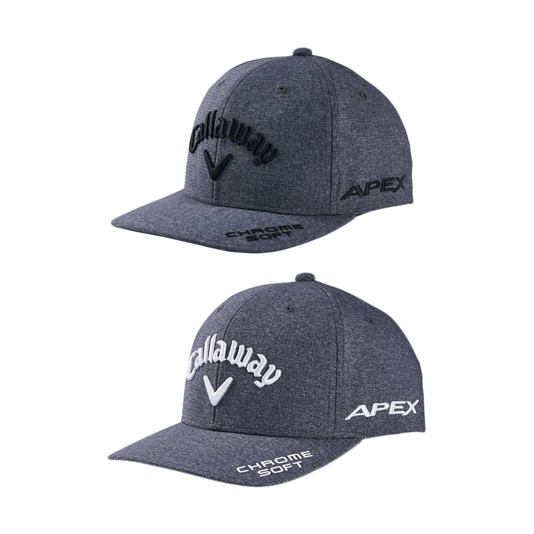 s Callaway Tour Authentic Performance Pro Cap [2023][WHT/BLK Golf Hat