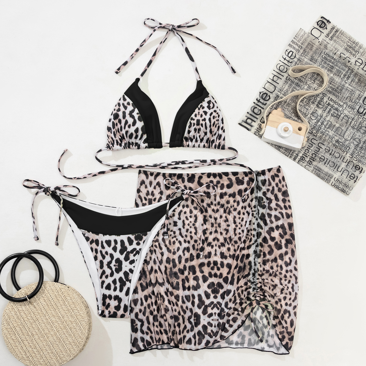 leopard bikini set