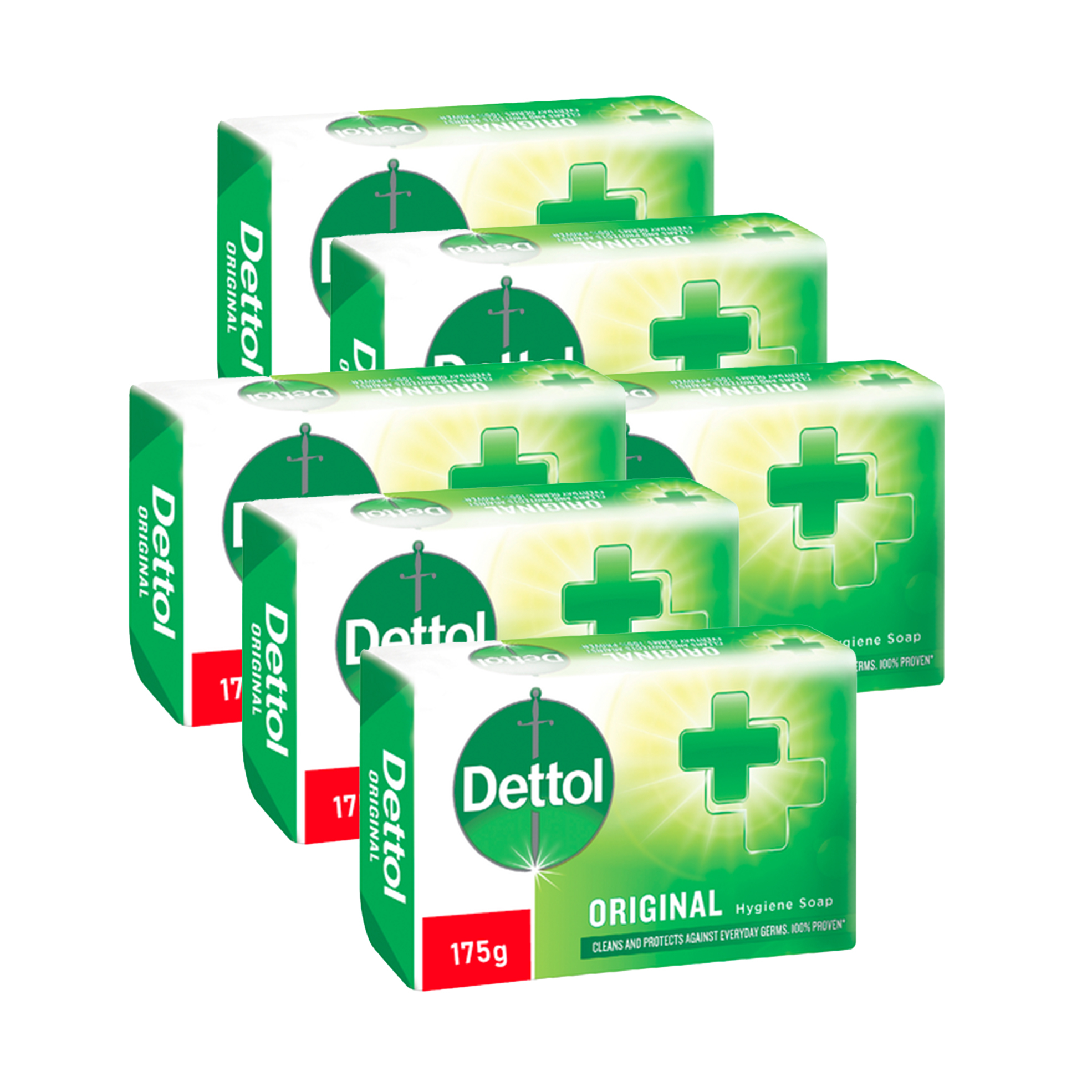 Dettol 6x 175g Hand & Body Soaps | OneDayOnly