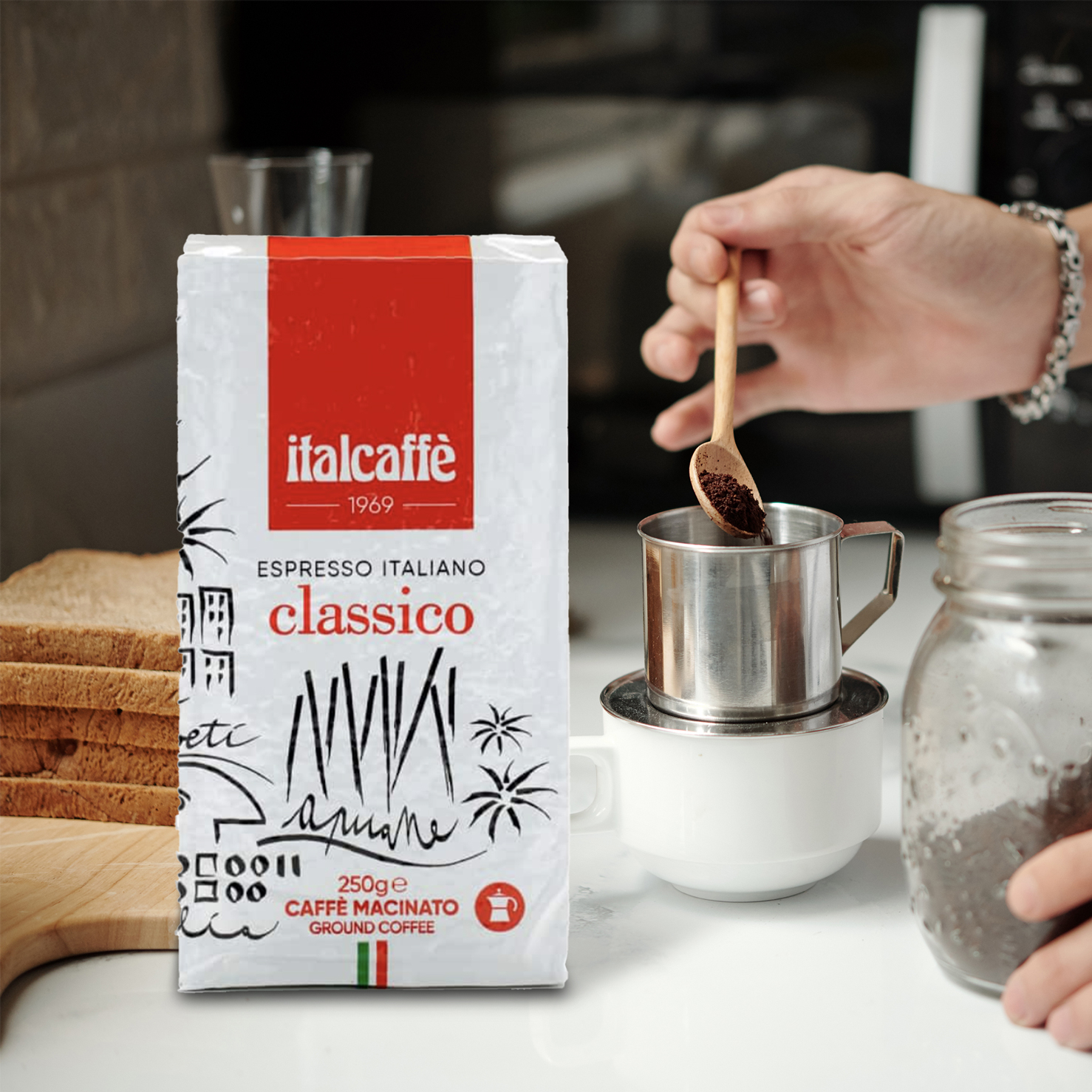 24% off on Italcaffe 250g Ground Coffee | OneDayOnly