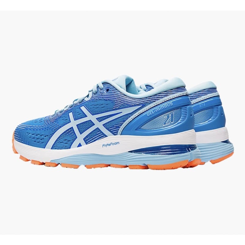 Asics gel nimbus 21 clearance womens running shoes - blue
