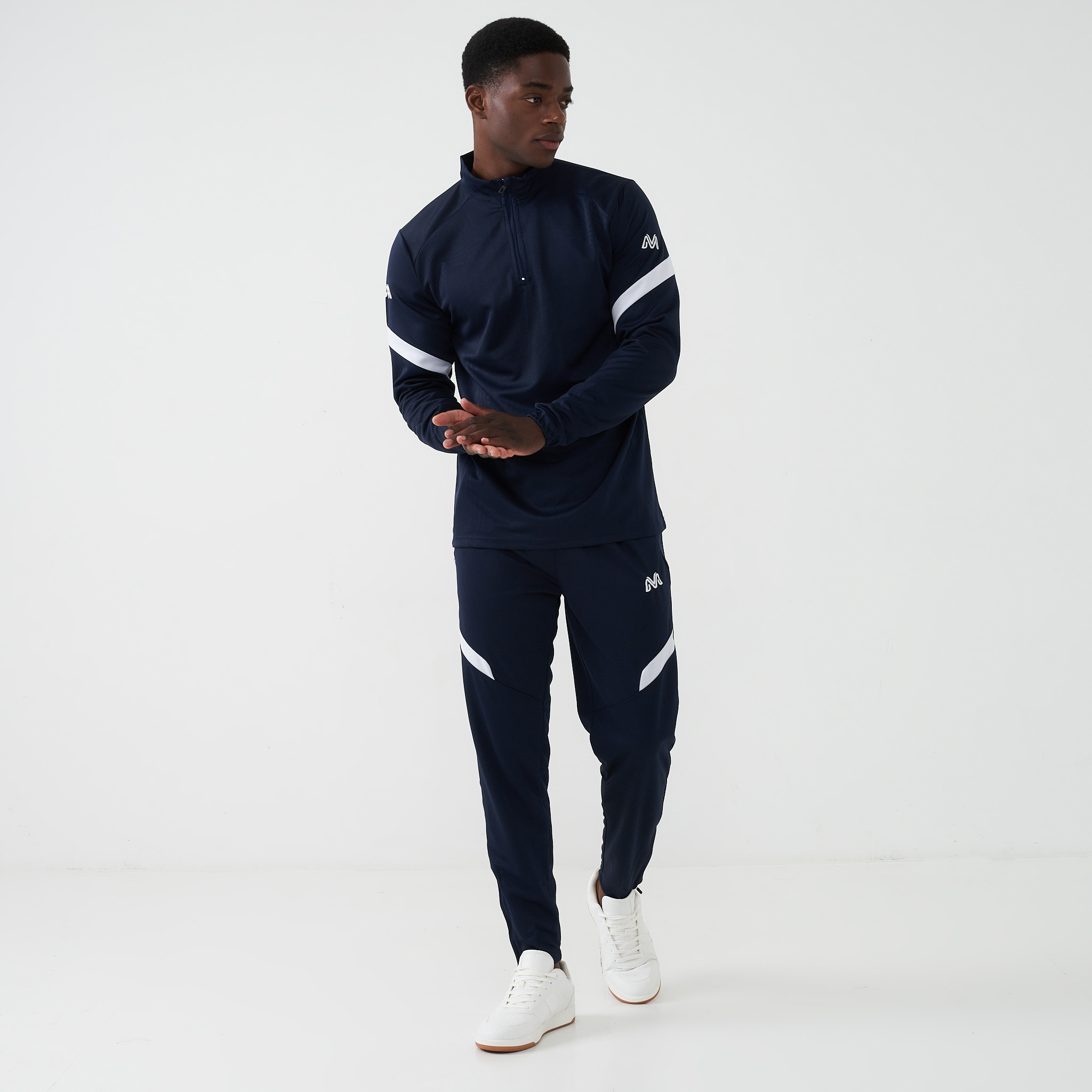 Navy / White