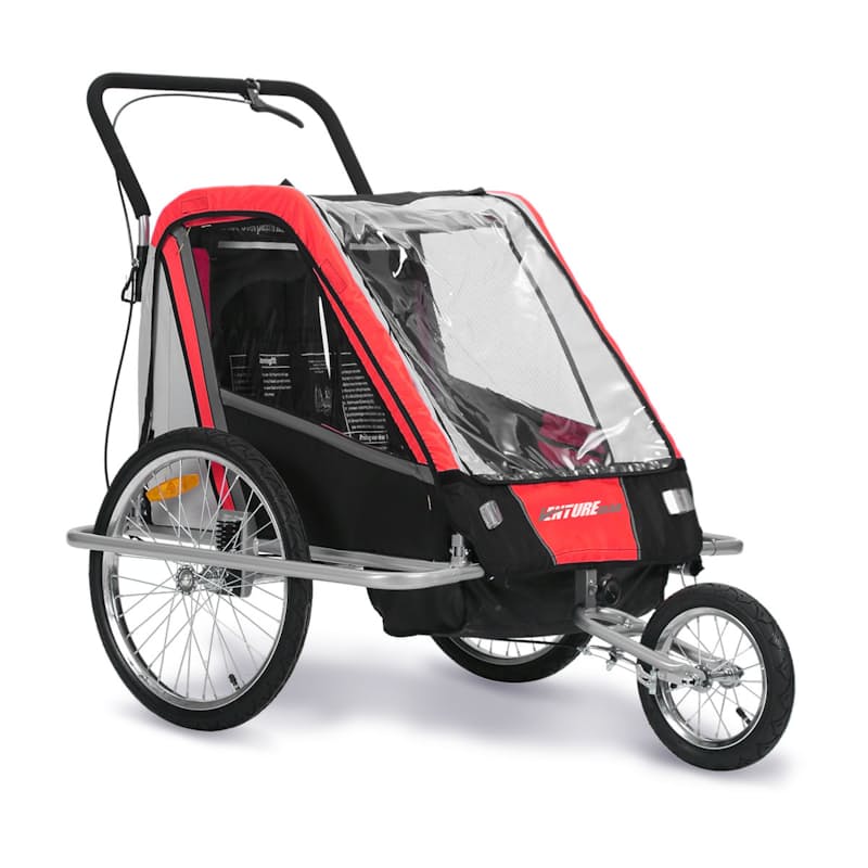 Allen sports 1 outlet child jogger bicycle trailer