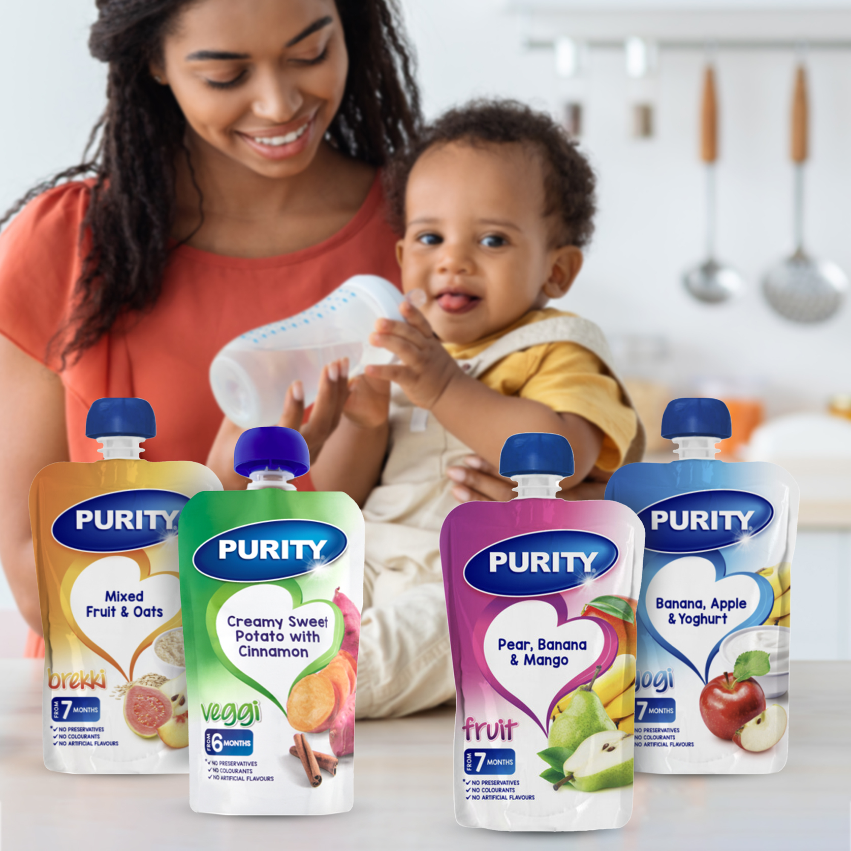18% off on Purity 12x 110ml Pureed Baby Food | OneDayOnly