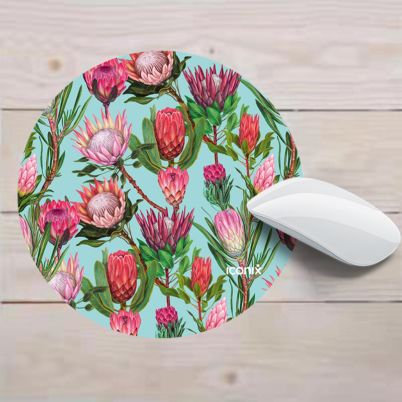 Pink Protea Beauty - Round