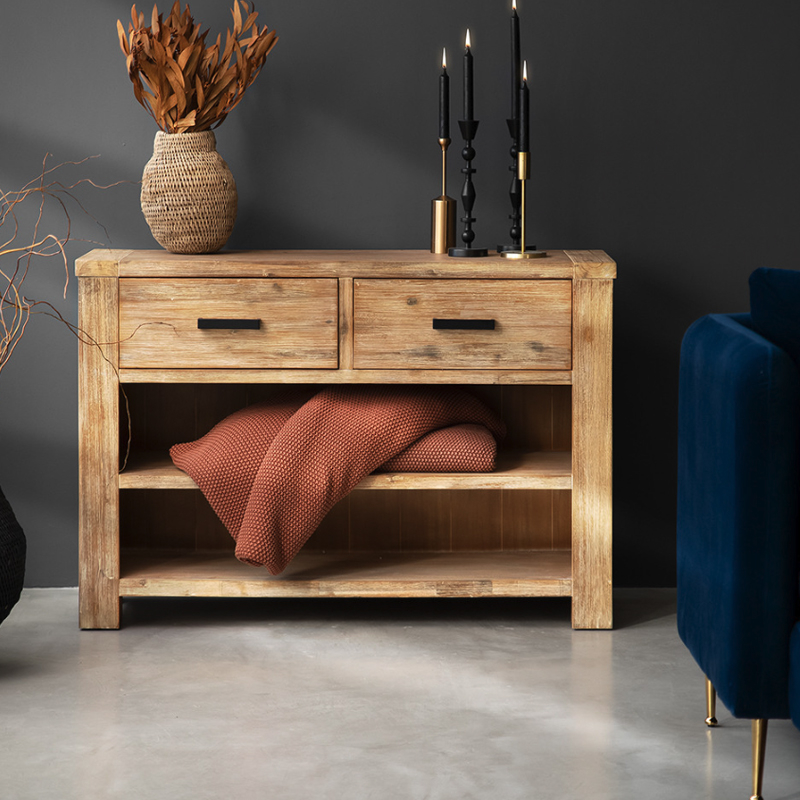 Acacia Wood Console Table