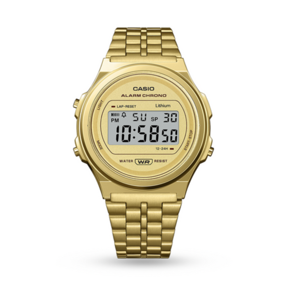 40 off on Casio Men's Retro Digital Gold Watch OneDayOnly