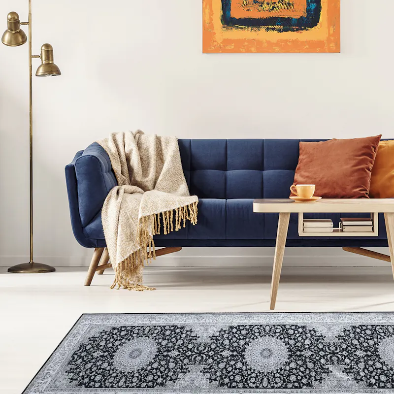 29% off on Tabriz Black Classic Shim Range Rug | OneDayOnly