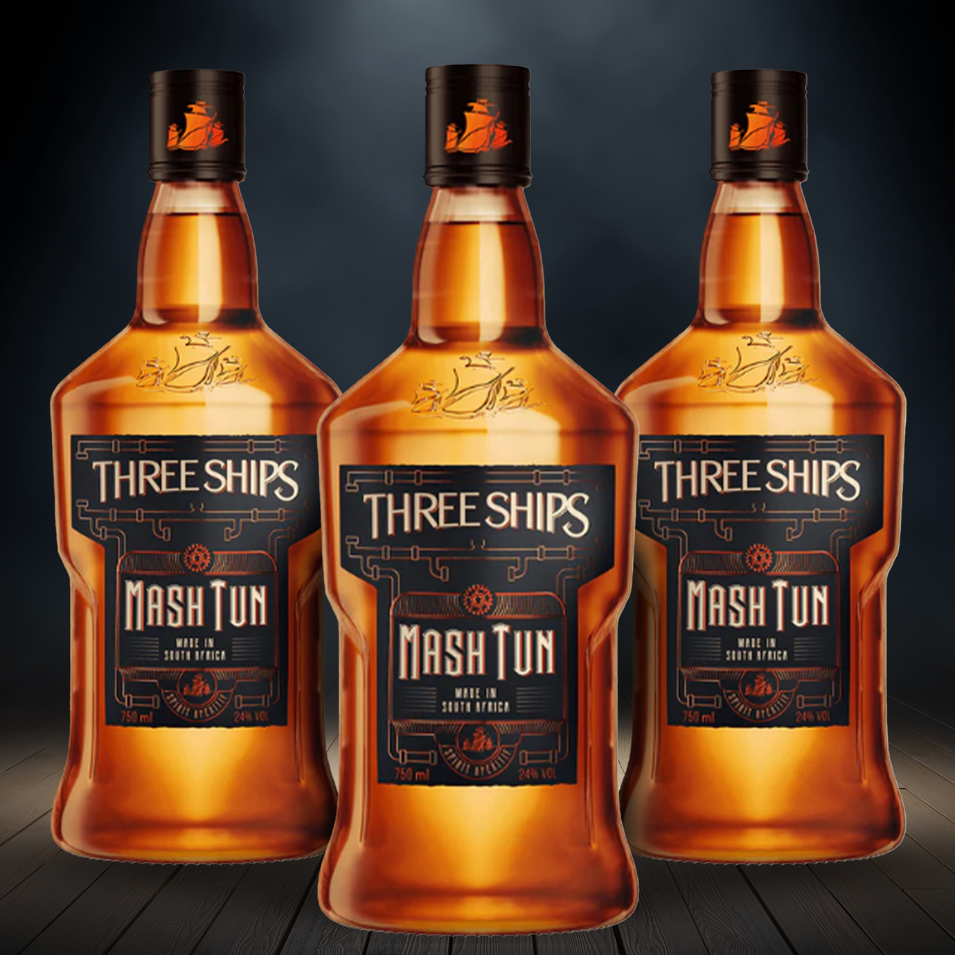 11% off on Three Ships 3x 750ml Mash Tun Whisky | OneDayOnly