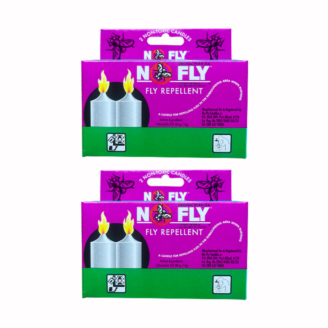 65 off on NO FLY 2x 2's Fly Repellent Candles OneDayOnly
