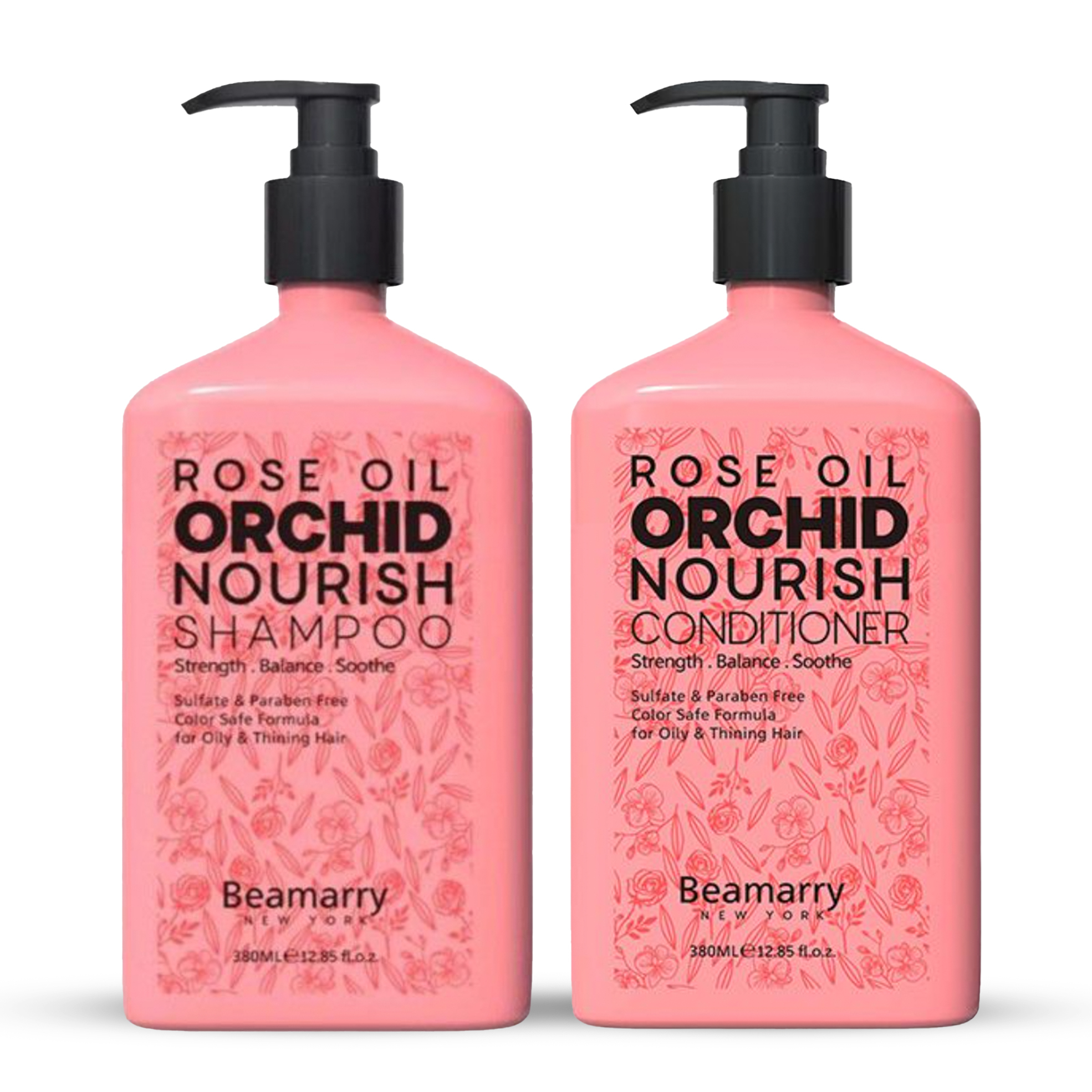 2-Piece 380ml Shampoo & Conditioner Set