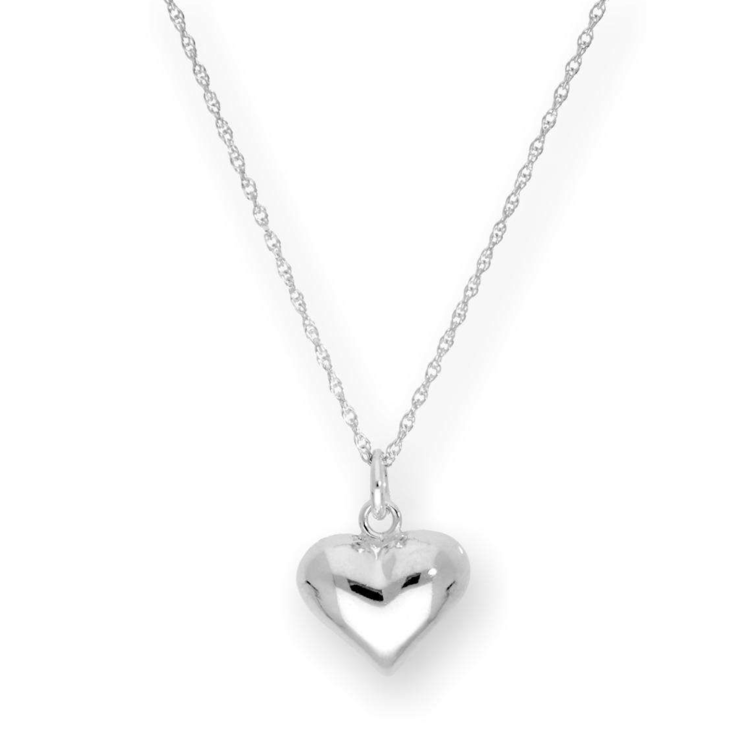 ladies heart pendant necklaces