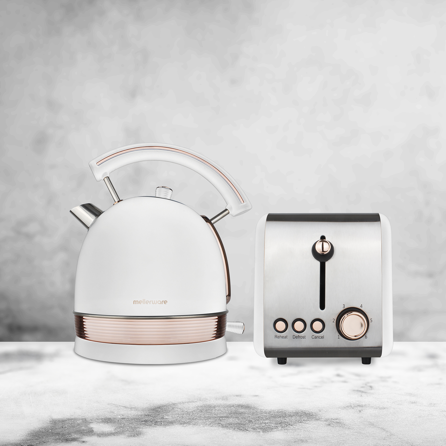 32 off on Mellerware Toaster and Kettle Set OneDayOnly