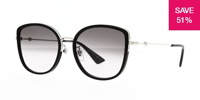 51% off on Gucci Ladies Square Bold Sunglasses
