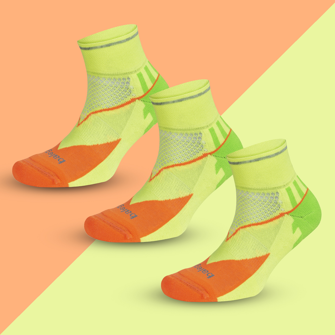 45 off on 3x Unisex Enduro Reflective Socks OneDayOnly