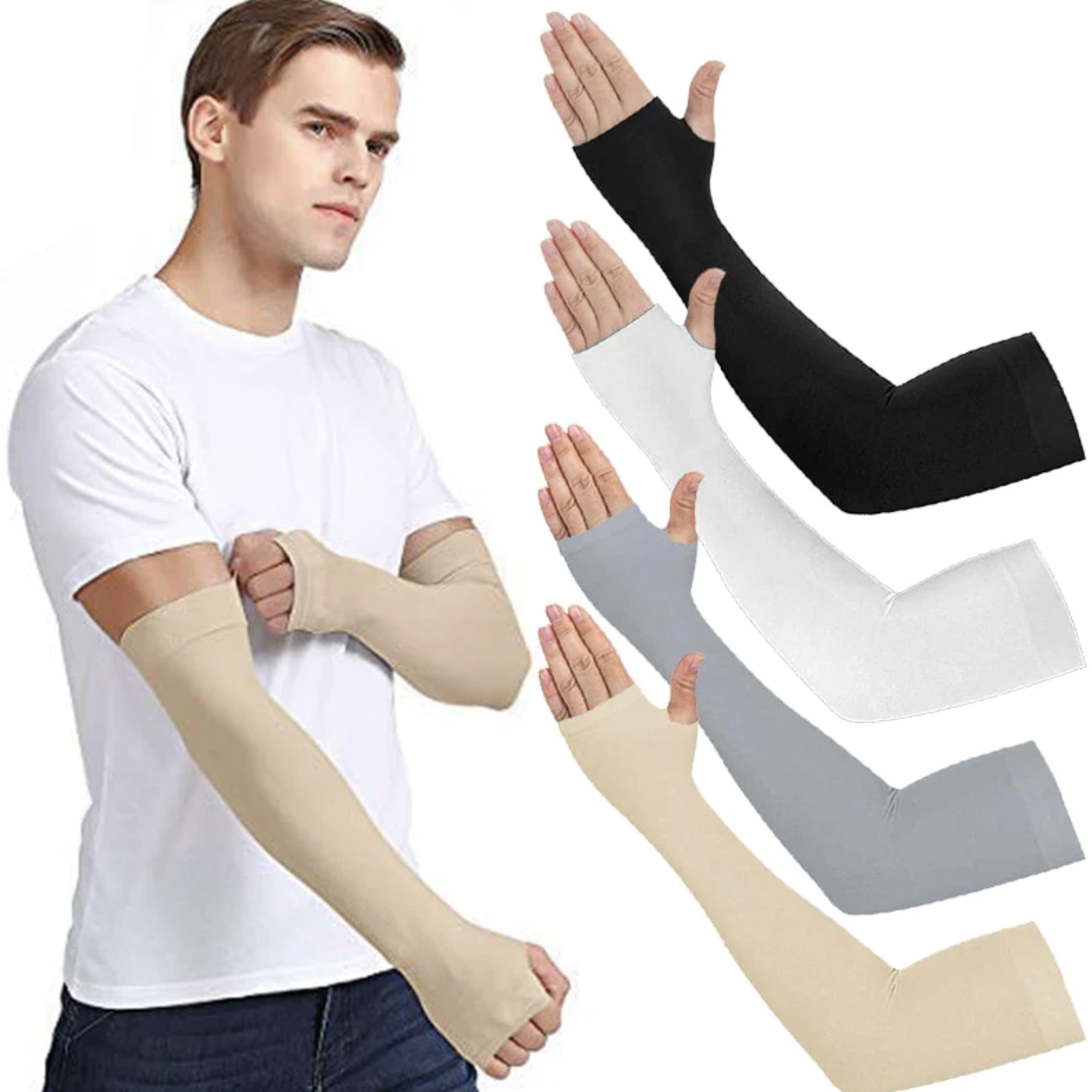 40 Off On 2x Pairs Of Cooling Arm Sleeves OneDayOnly   1676537919.8522 