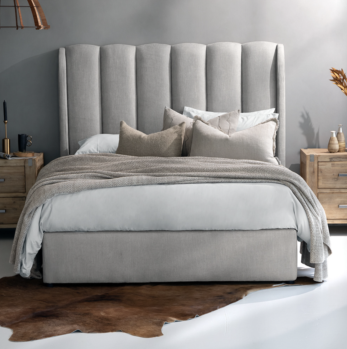 Vertical Paneled Headboard