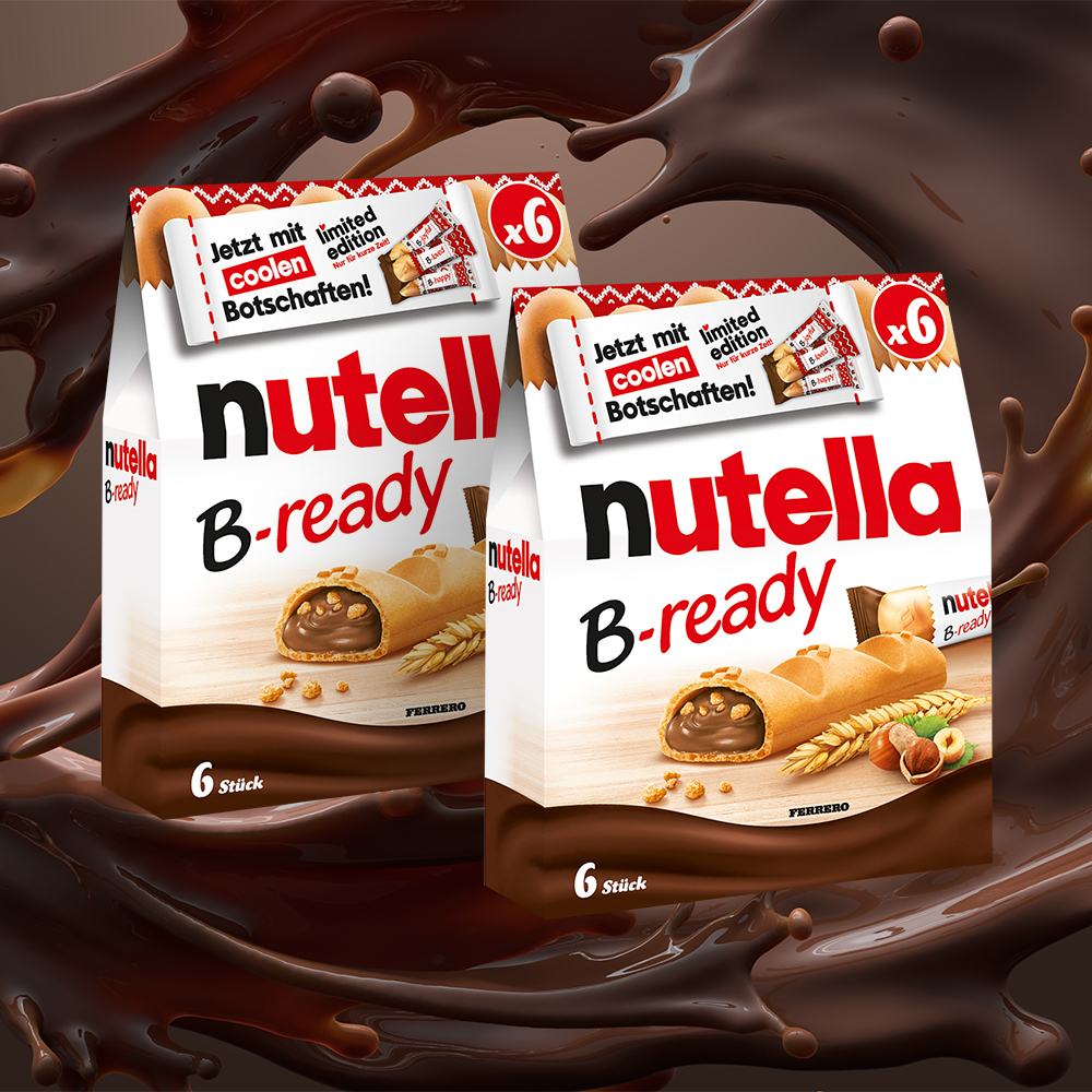 20% Off On 2x 6's Nutella B-Ready Bars | OneDayOnly