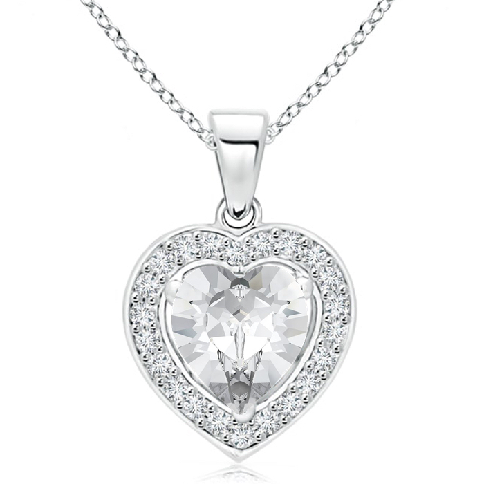 60% off on Stella Luna Heart Swarovski Necklace | OneDayOnly