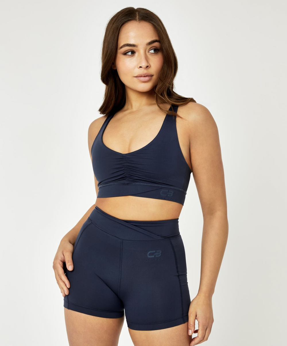 52 off on USA PRO Ladies Black Sports Bra OneDayOnly