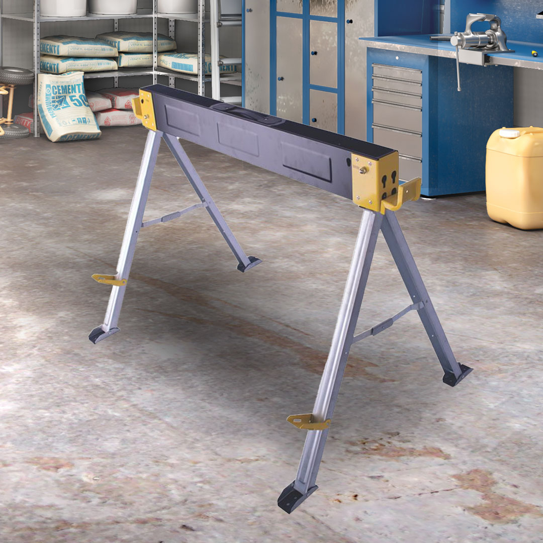Foldable Single Frame Steel Saw Horse