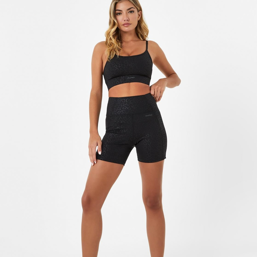 45 off on USA PRO Ladies Black Gloss Shorts OneDayOnly