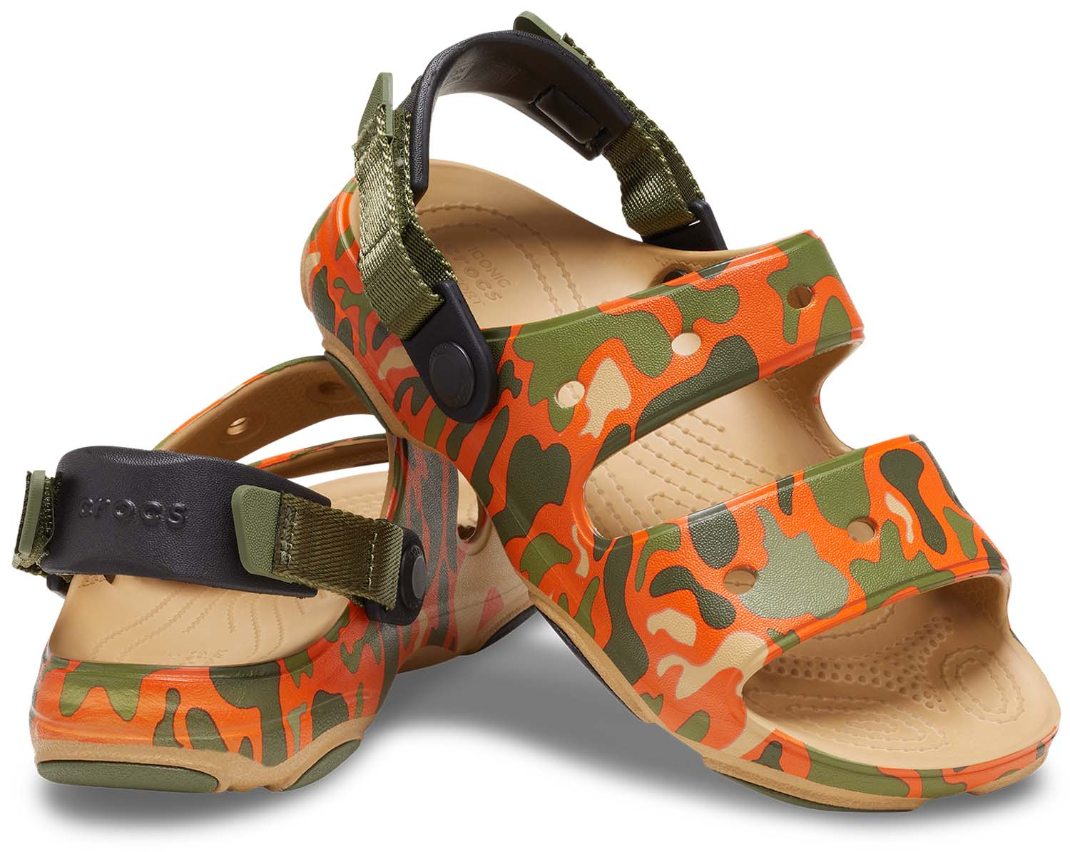 47% off on Crocs™ Kids All Terrain Camo Sandals OneDayOnly
