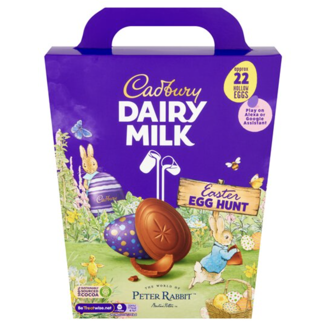 Cadbury 317g Dairy Milk Easter Egg Hunt OneDayOnly