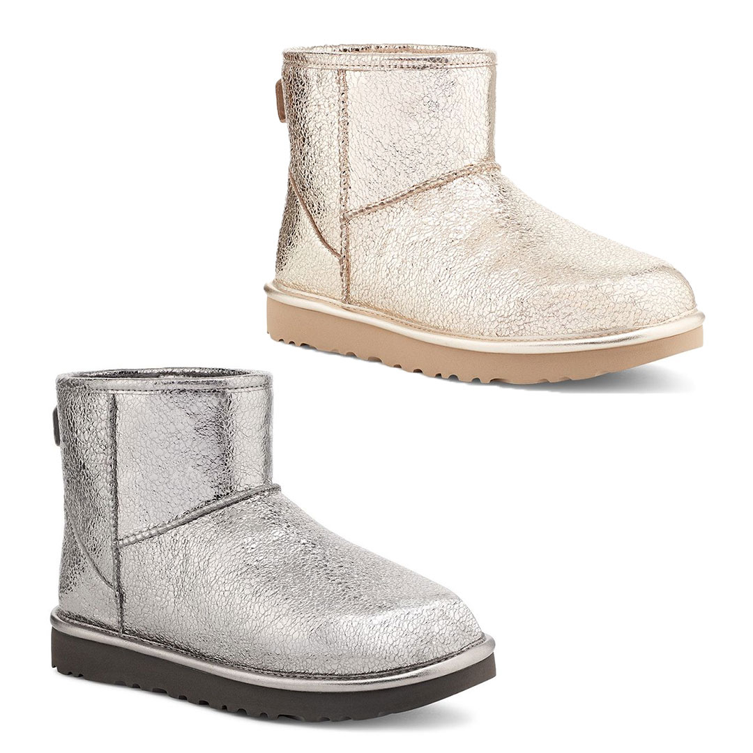 Ladies Classic Mini Metallic Boots