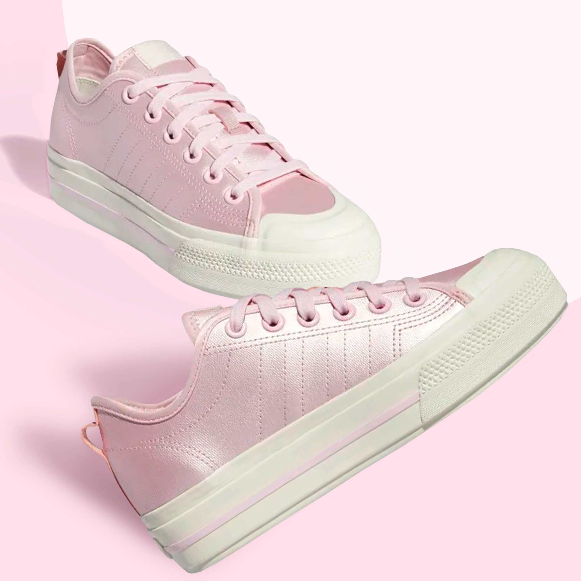 21% off on adidas Ladies Nizza Platform Shoes | OneDayOnly