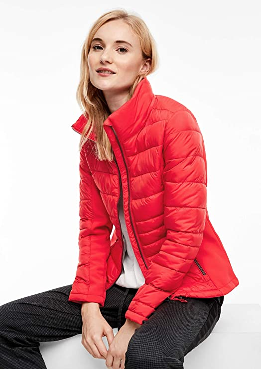 Ladies red padded on sale jacket