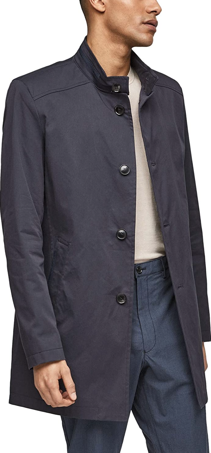 35 off on S.Oliver Men's Stand Up Collar Coat OneDayOnly